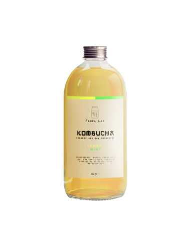 كمبوتشا ليمون بالنعناع