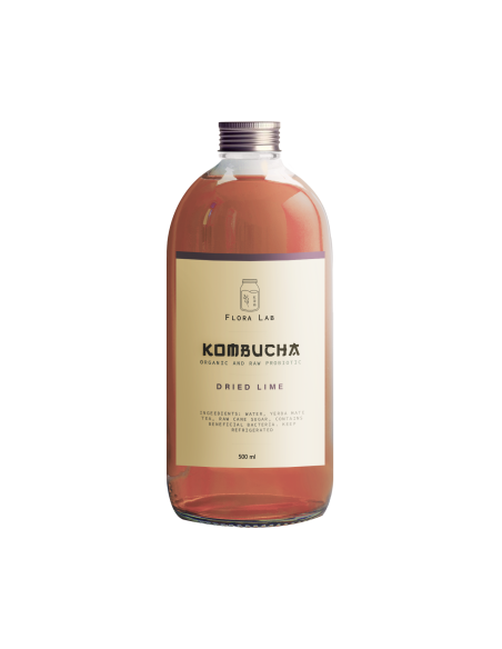 كمبوتشا الليمون الأسود