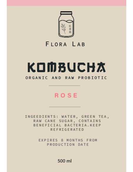 كمبوتشا الورد